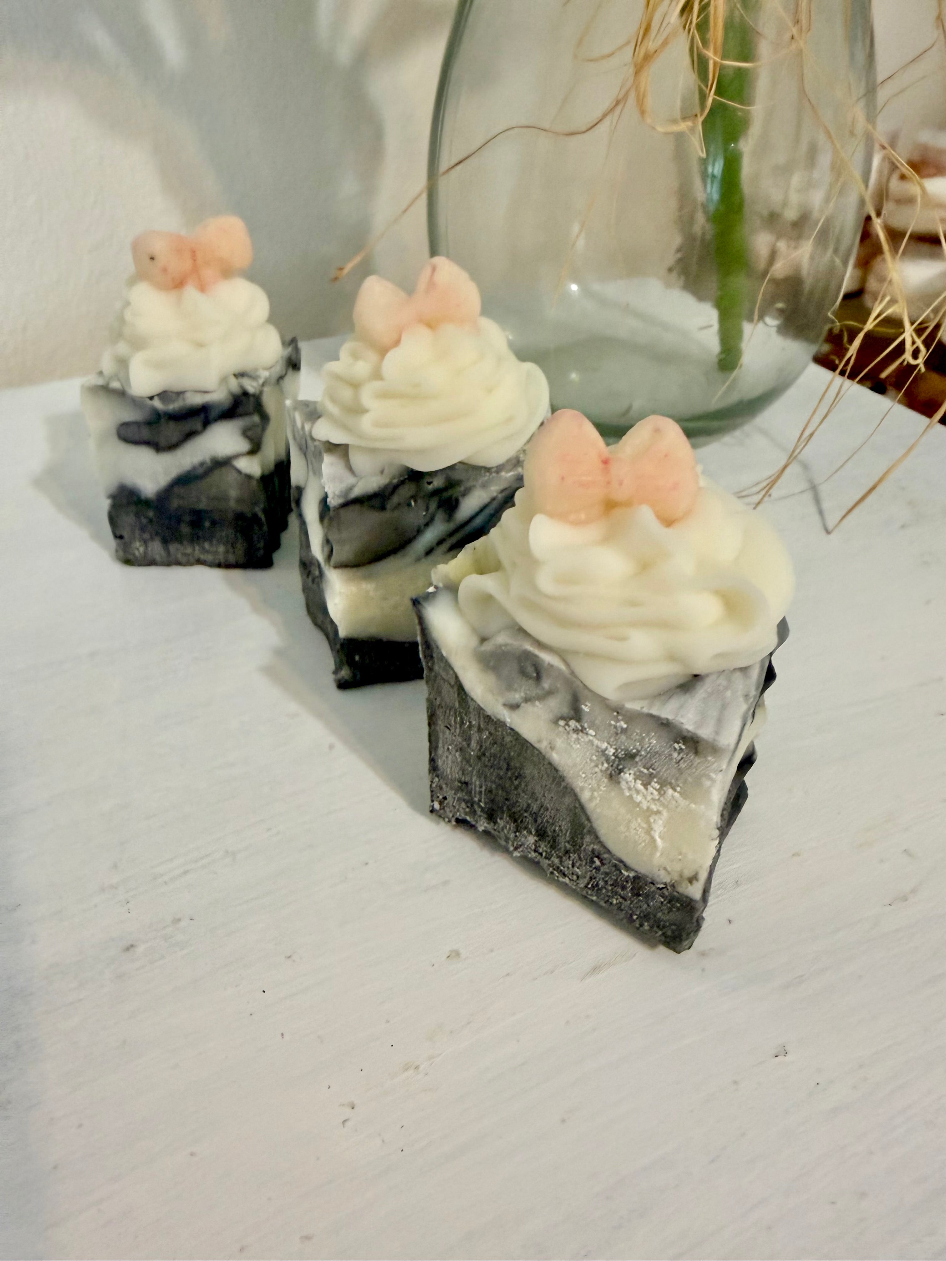 Bow-tiful Charcoal Natural Soap 