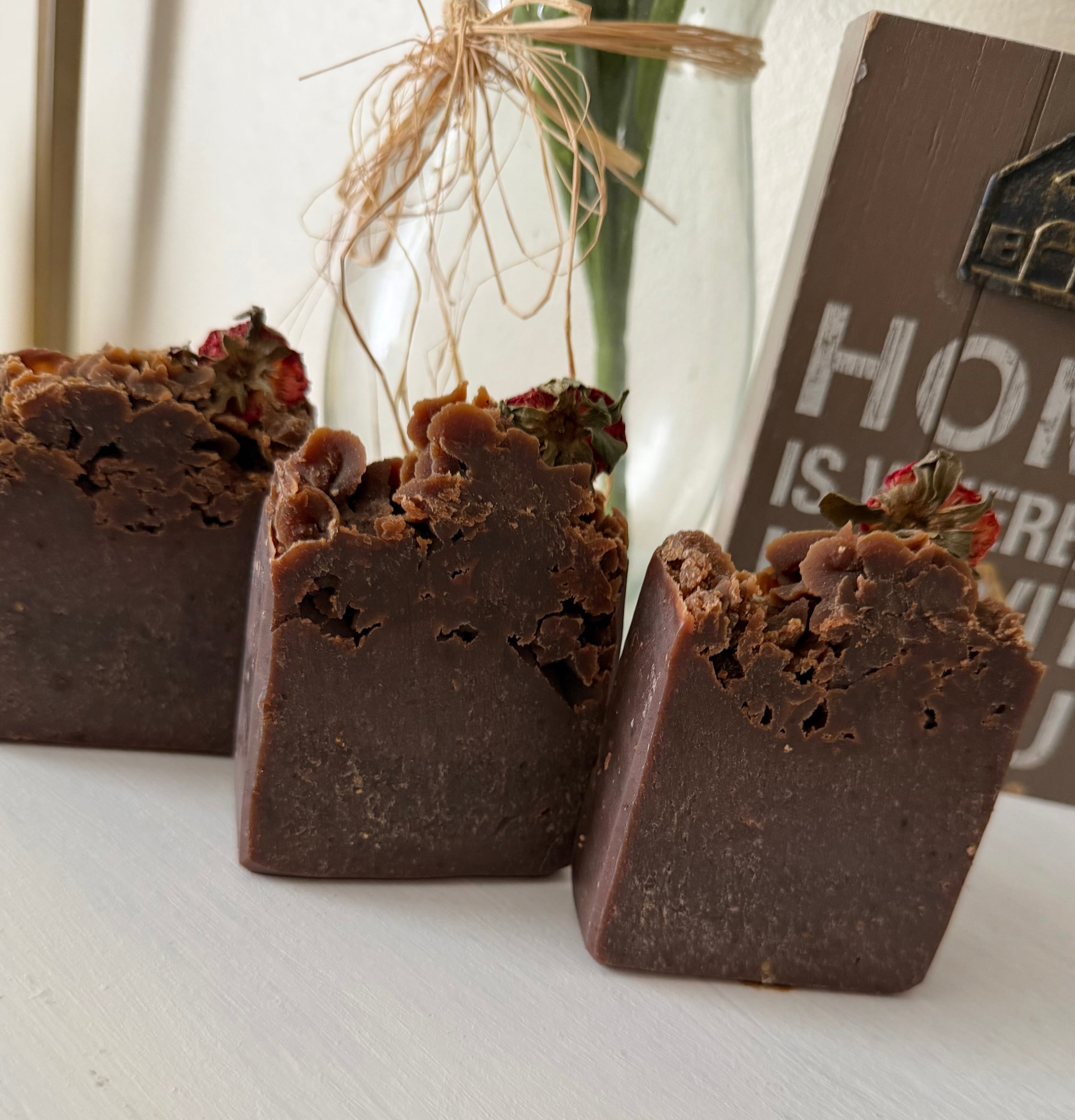 Chocolate Strawberry Natural Goats Milk Soap 