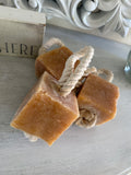 Soap cube 15 ounces of Natural soap on a rope