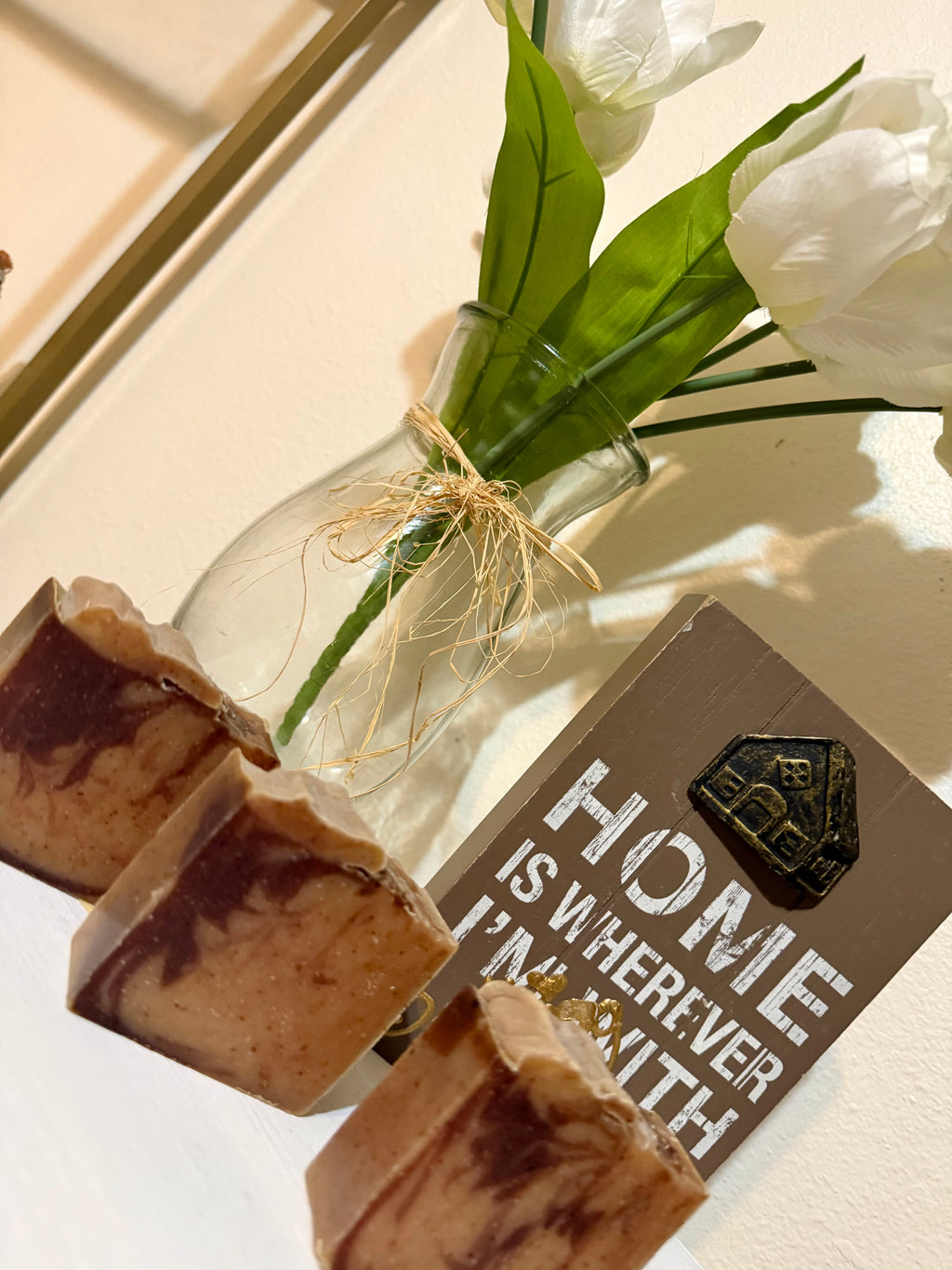 Almond honey natural soap 