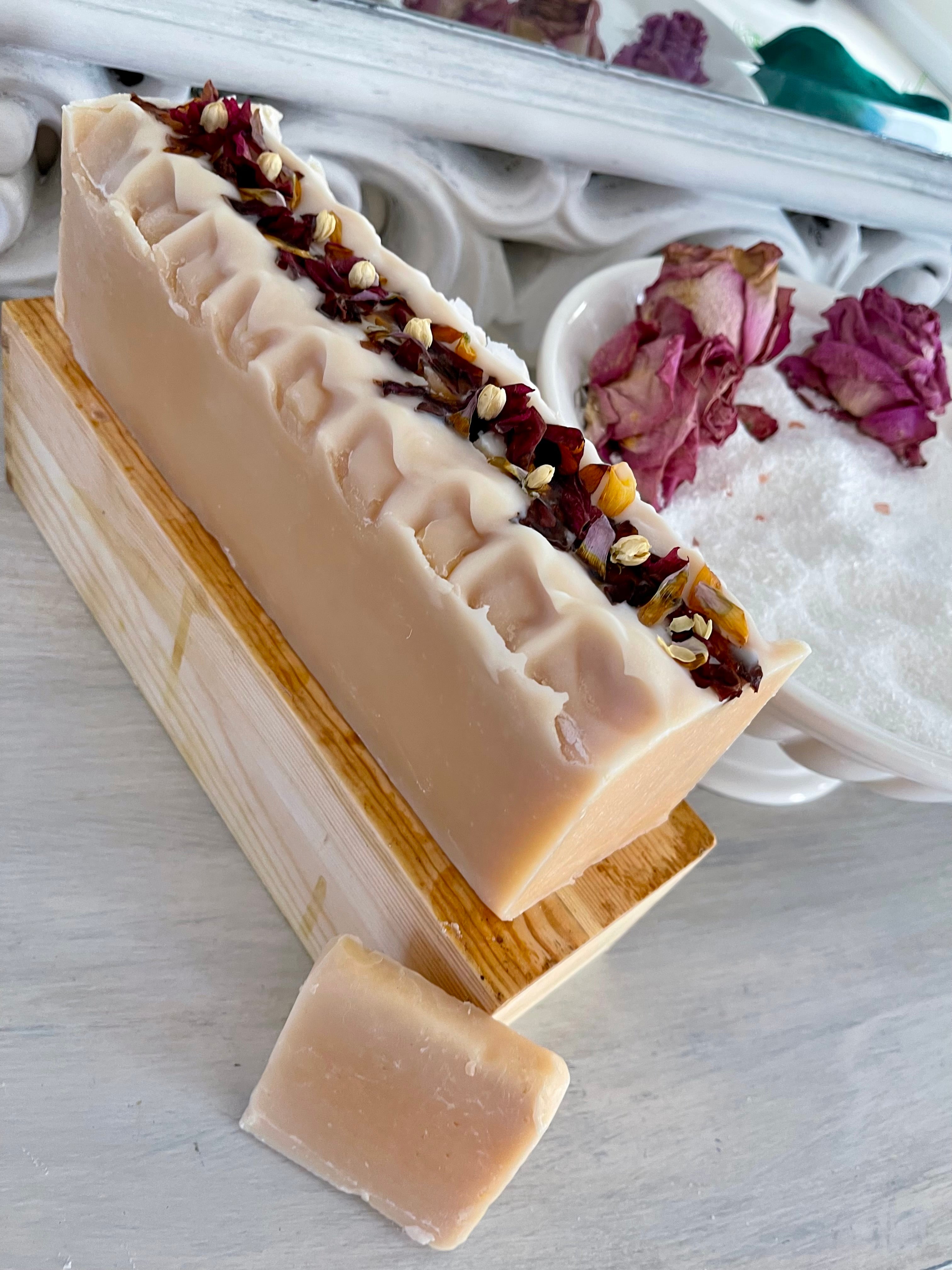 Blushing Rose Goats Milk Soap